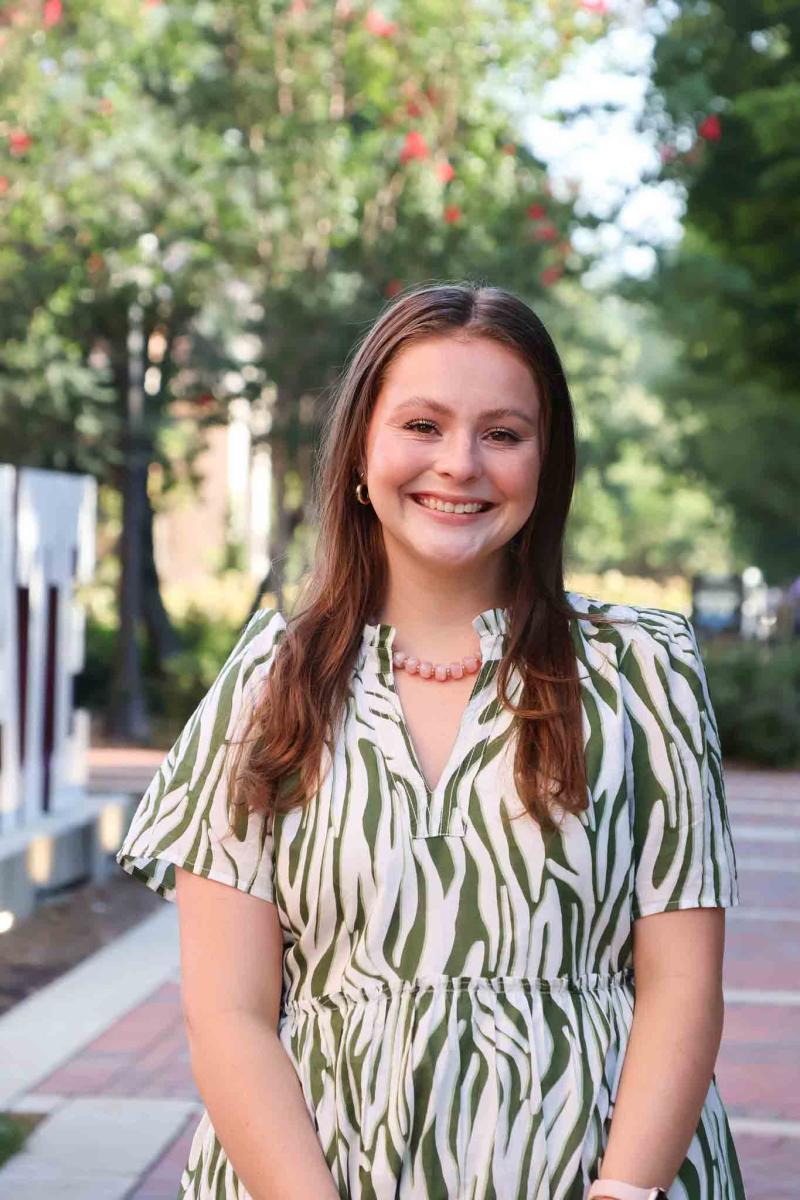 Mississippi State University professional headshot of admissions counselor, Allie Barnes.