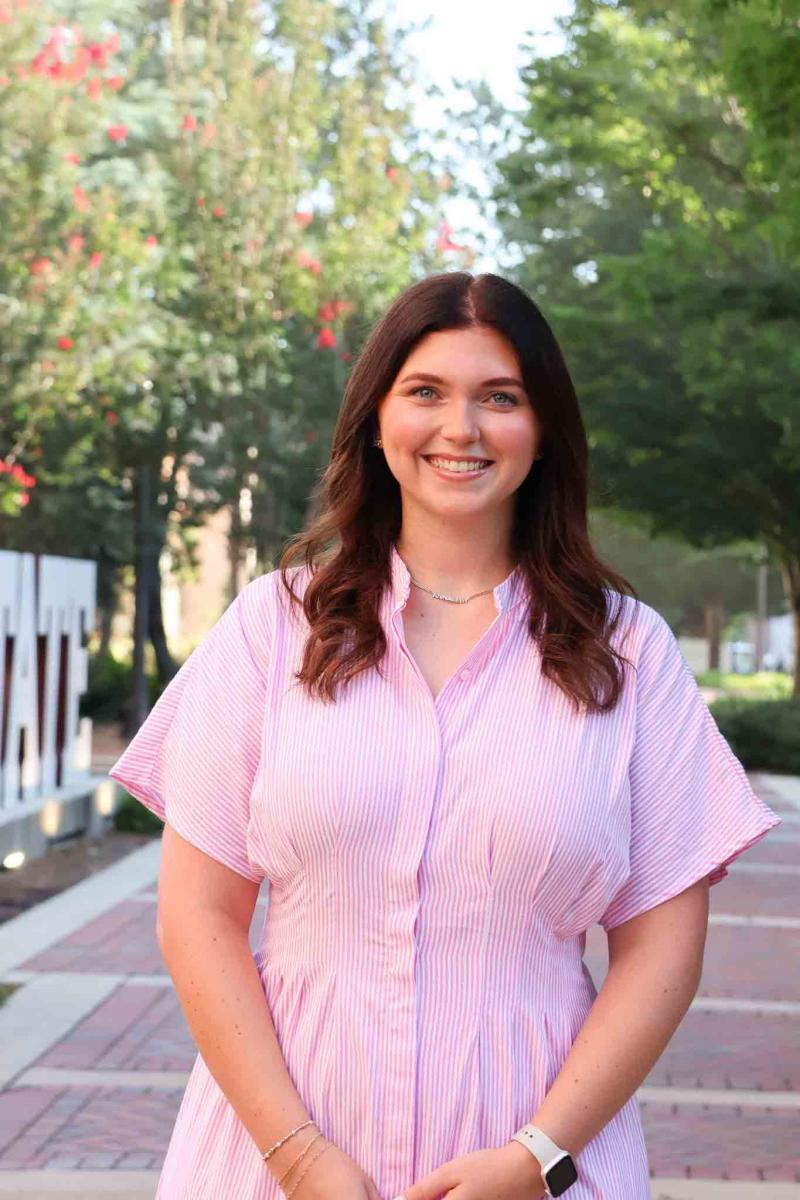 Mississippi State University professional headshot of admissions counselor, Anna Beth Billingsley.