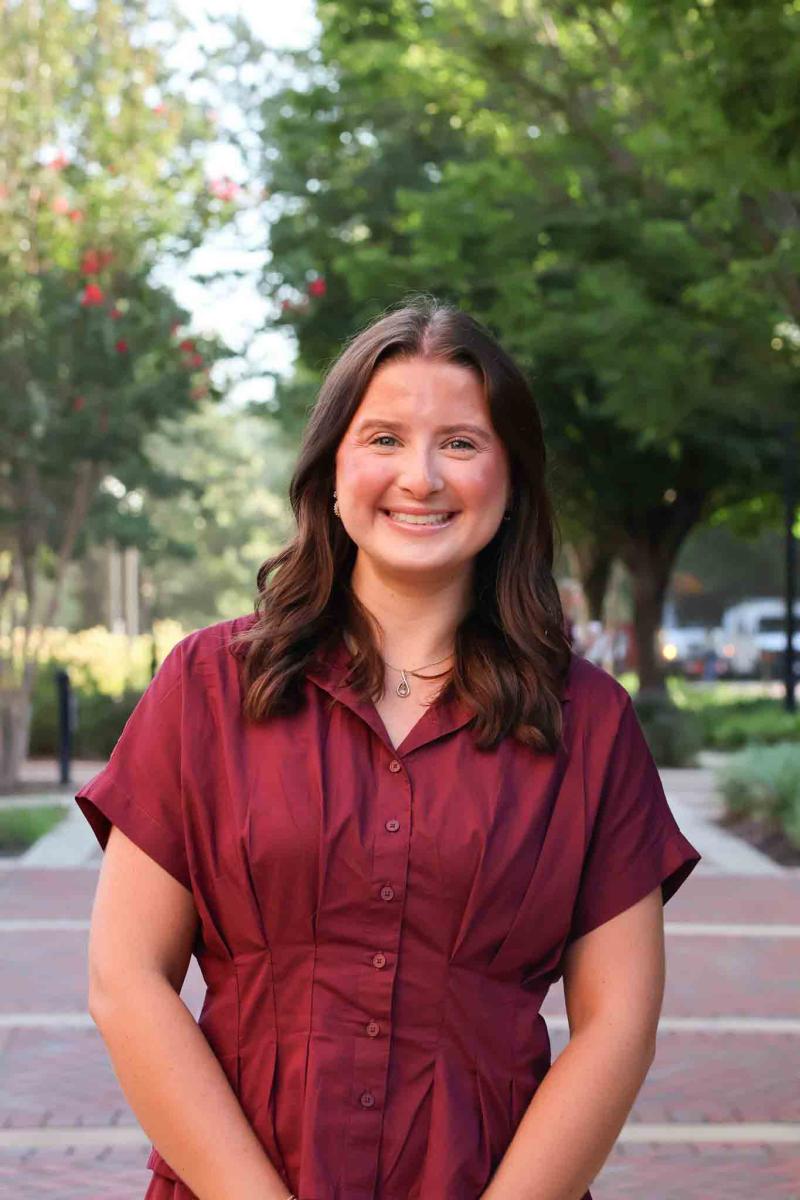 Mississippi State University professional headshot of admissions counselor, Cat Mansell.