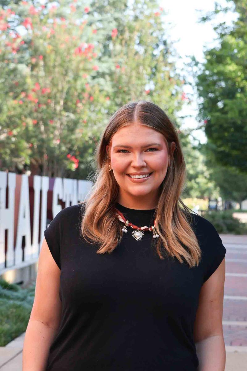 Mississippi State University professional headshot of admissions counselor, Celia Toenjas. 