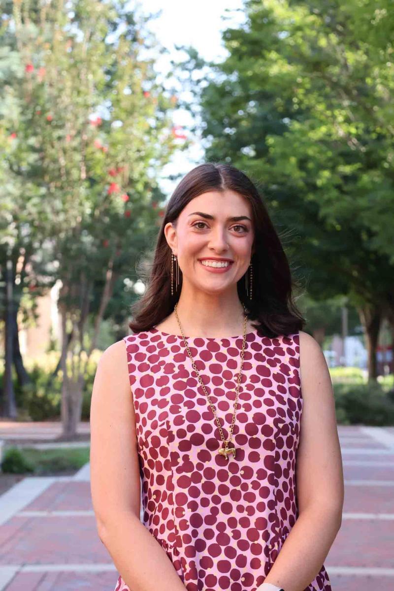 Mississippi State University professional headshot of admissions counselor, Emily Reeves.