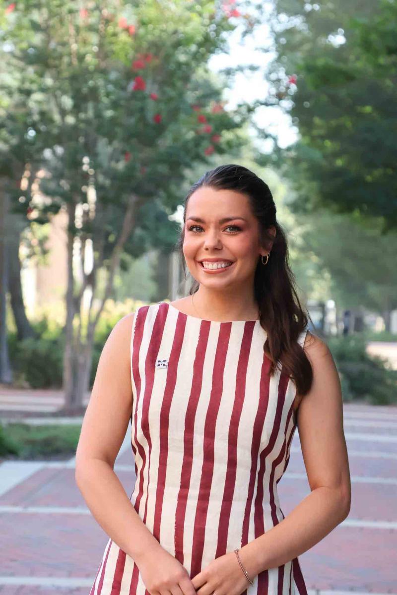 Mississippi State University professional headshot of admissions counselor, Shelby Nolte. 